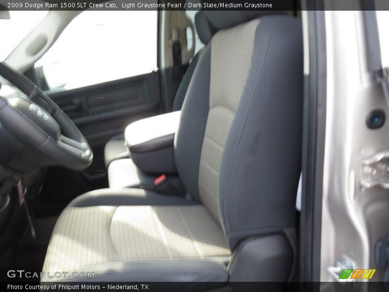 Light Graystone Pearl / Dark Slate/Medium Graystone 2009 Dodge Ram 1500 SLT Crew Cab