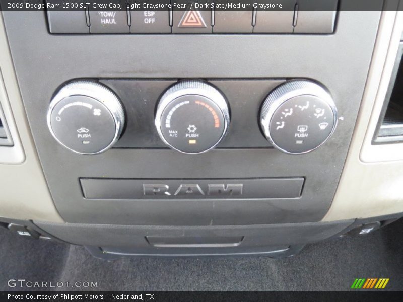 Light Graystone Pearl / Dark Slate/Medium Graystone 2009 Dodge Ram 1500 SLT Crew Cab