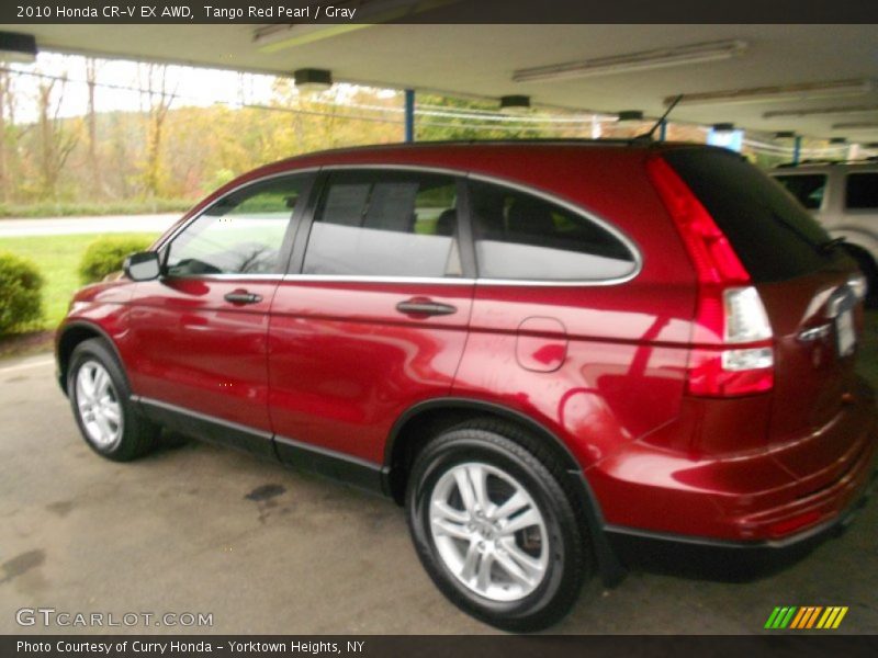 Tango Red Pearl / Gray 2010 Honda CR-V EX AWD