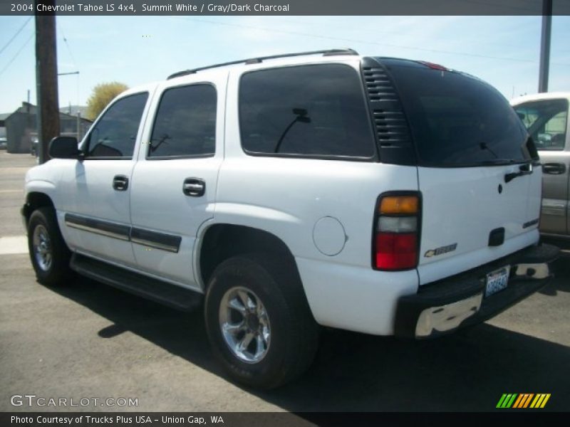 Summit White / Gray/Dark Charcoal 2004 Chevrolet Tahoe LS 4x4