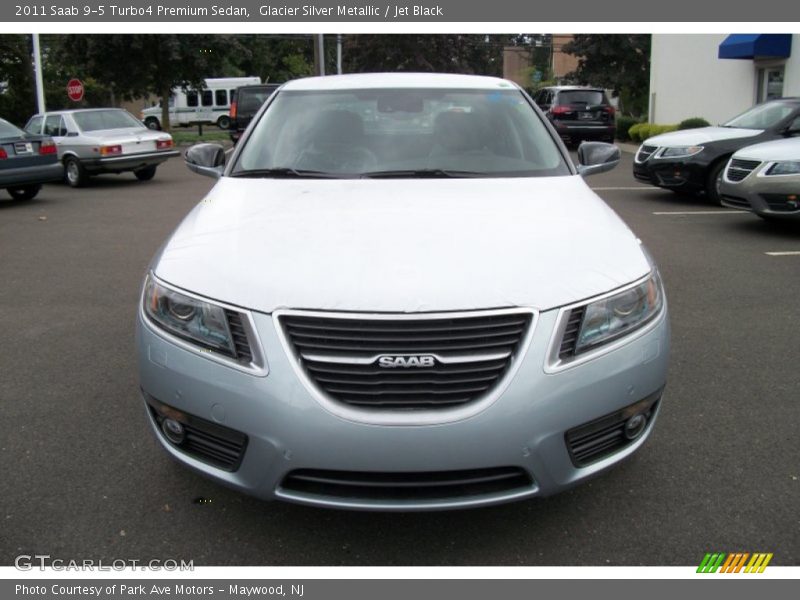 Glacier Silver Metallic / Jet Black 2011 Saab 9-5 Turbo4 Premium Sedan