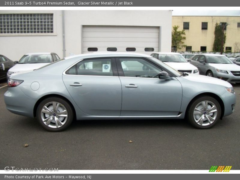 Glacier Silver Metallic / Jet Black 2011 Saab 9-5 Turbo4 Premium Sedan