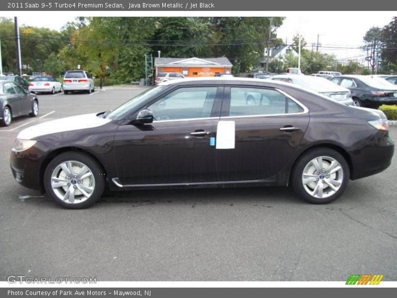 Java Brown Metallic / Jet Black 2011 Saab 9-5 Turbo4 Premium Sedan