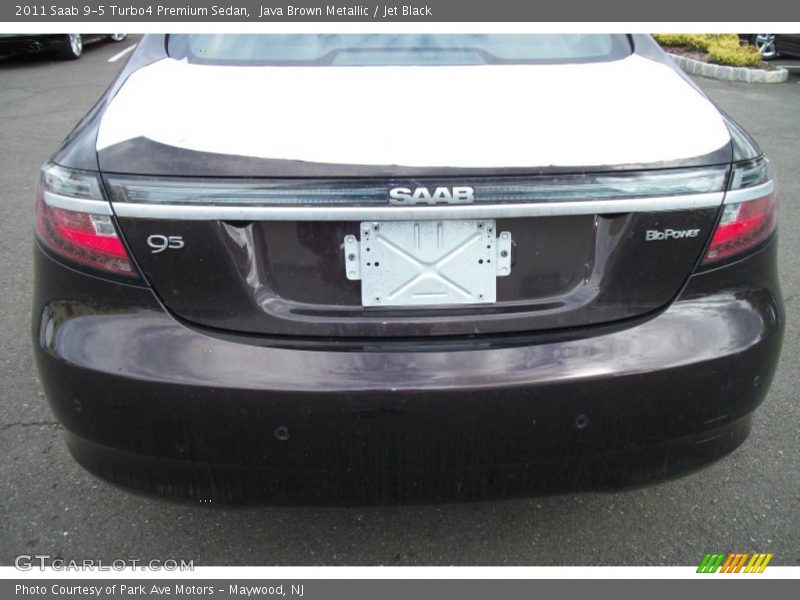 Java Brown Metallic / Jet Black 2011 Saab 9-5 Turbo4 Premium Sedan