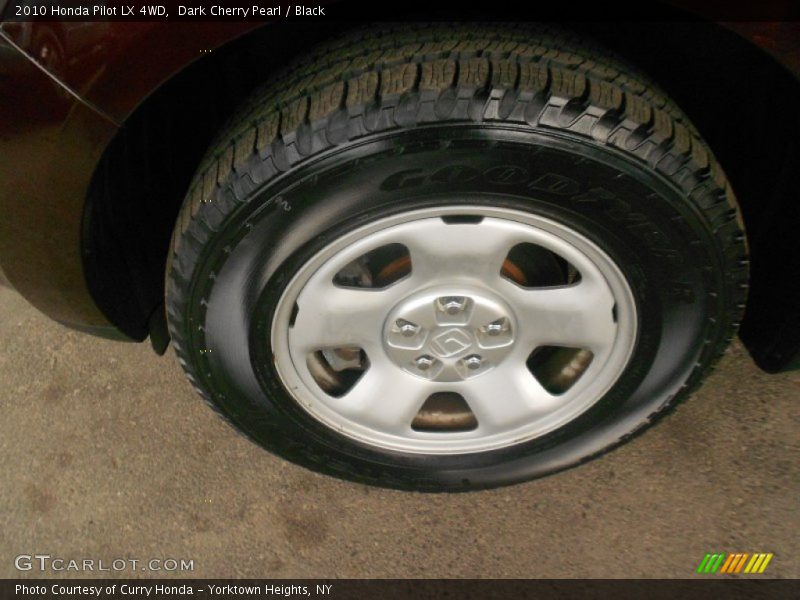 Dark Cherry Pearl / Black 2010 Honda Pilot LX 4WD