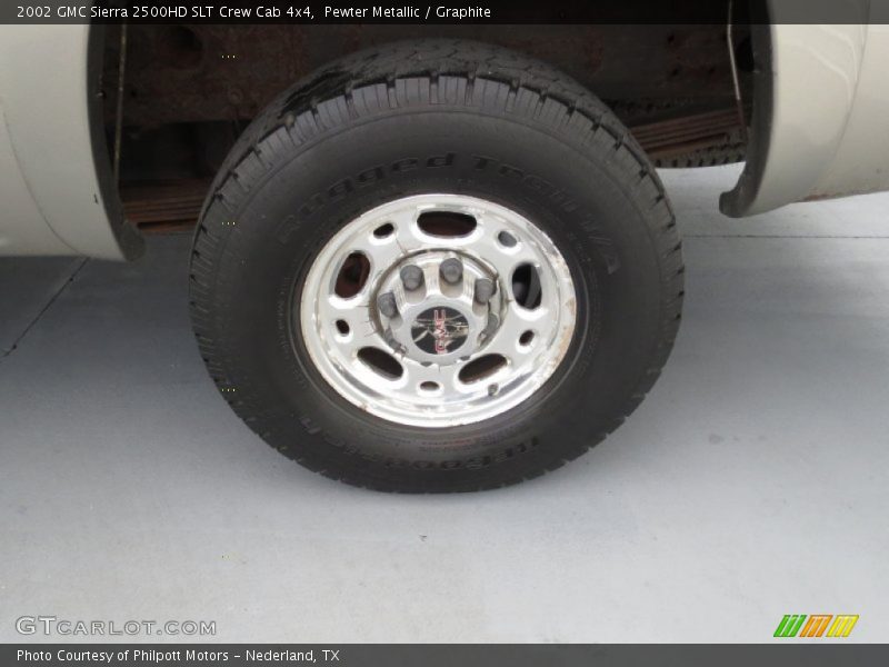 Pewter Metallic / Graphite 2002 GMC Sierra 2500HD SLT Crew Cab 4x4