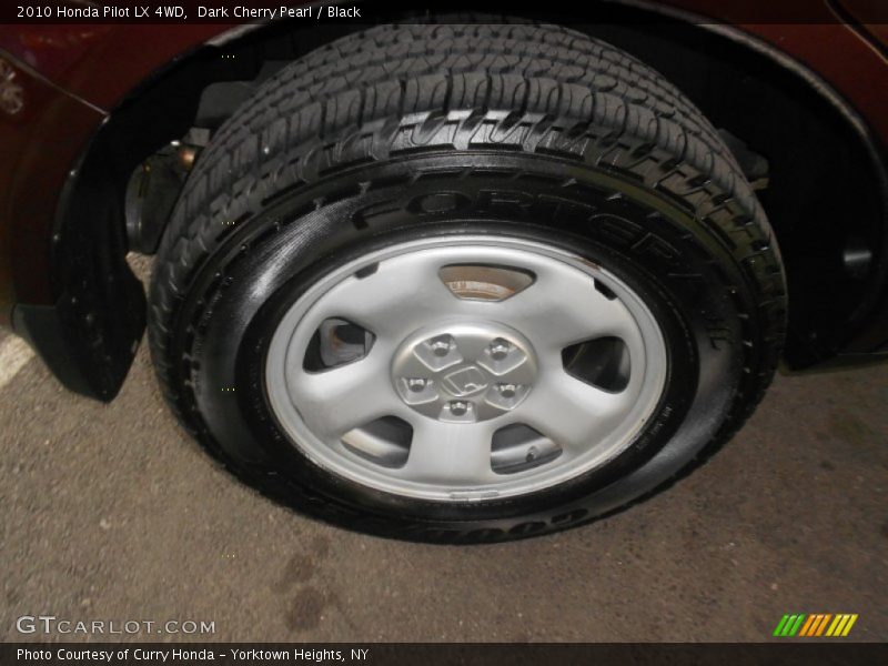 Dark Cherry Pearl / Black 2010 Honda Pilot LX 4WD