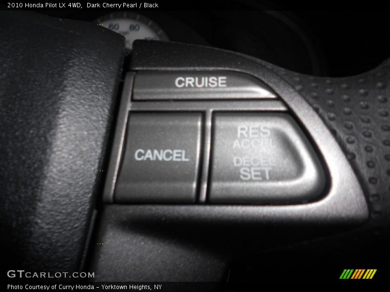 Dark Cherry Pearl / Black 2010 Honda Pilot LX 4WD