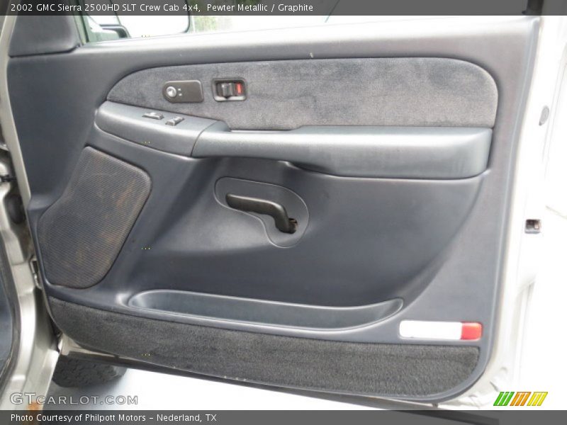 Pewter Metallic / Graphite 2002 GMC Sierra 2500HD SLT Crew Cab 4x4
