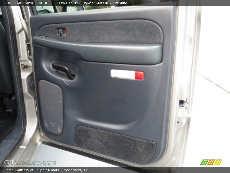 Pewter Metallic / Graphite 2002 GMC Sierra 2500HD SLT Crew Cab 4x4