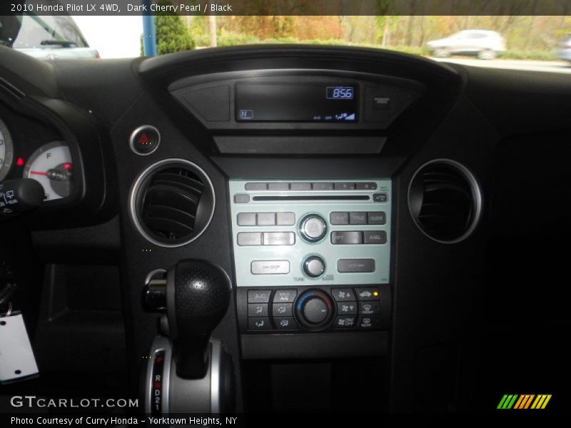 Dark Cherry Pearl / Black 2010 Honda Pilot LX 4WD