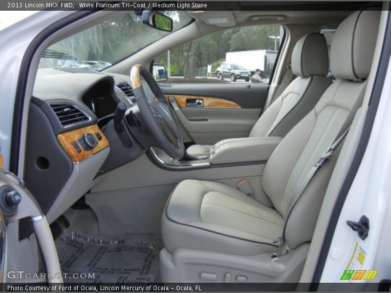White Platinum Tri-Coat / Medium Light Stone 2013 Lincoln MKX FWD