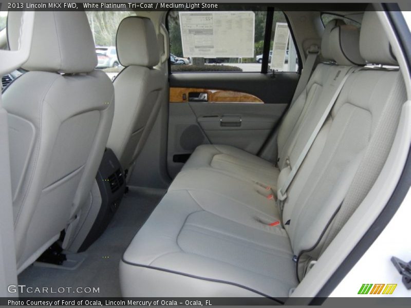 White Platinum Tri-Coat / Medium Light Stone 2013 Lincoln MKX FWD