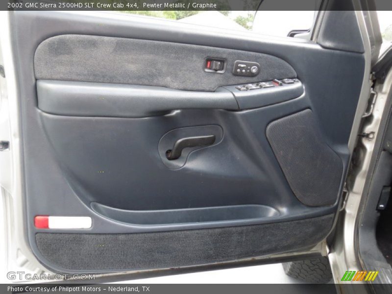 Pewter Metallic / Graphite 2002 GMC Sierra 2500HD SLT Crew Cab 4x4