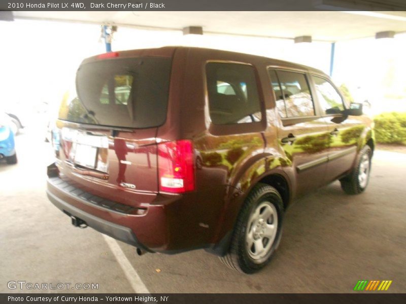 Dark Cherry Pearl / Black 2010 Honda Pilot LX 4WD