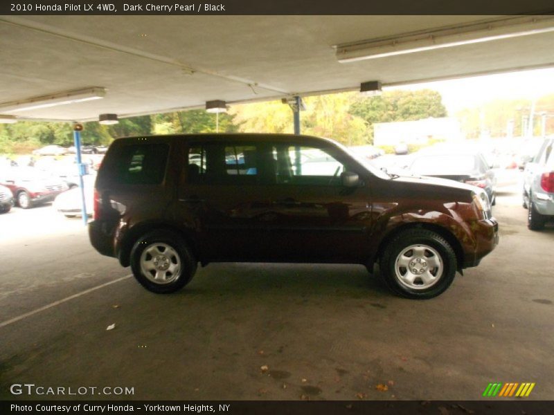 Dark Cherry Pearl / Black 2010 Honda Pilot LX 4WD