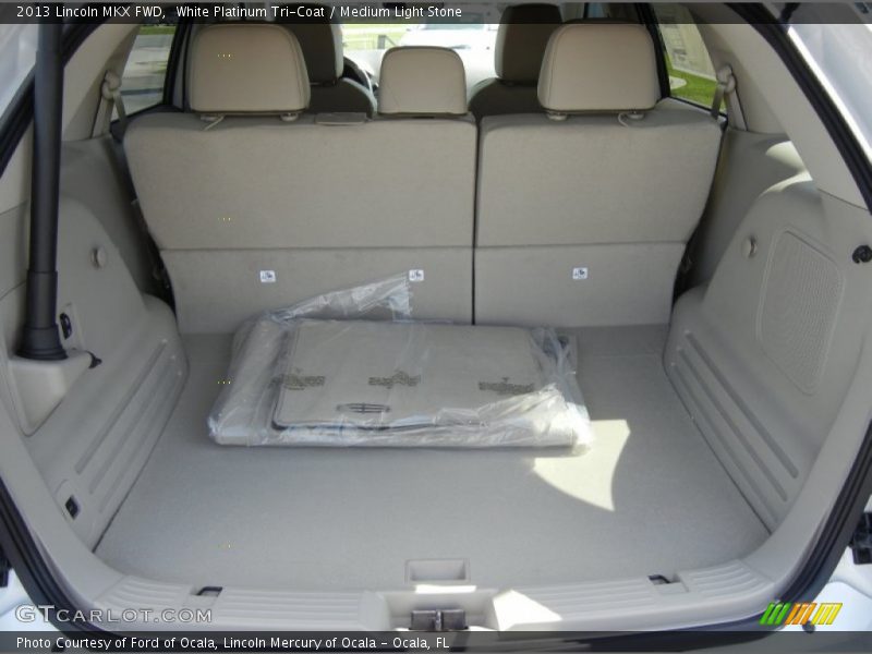 White Platinum Tri-Coat / Medium Light Stone 2013 Lincoln MKX FWD