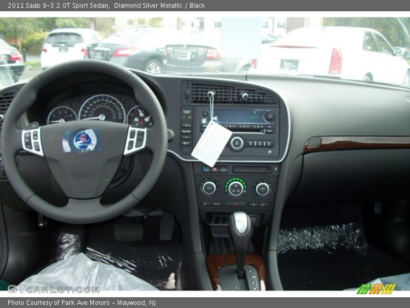 Diamond Silver Metallic / Black 2011 Saab 9-3 2.0T Sport Sedan