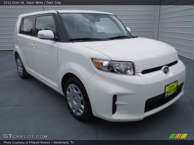 Super White / Dark Gray 2012 Scion xB