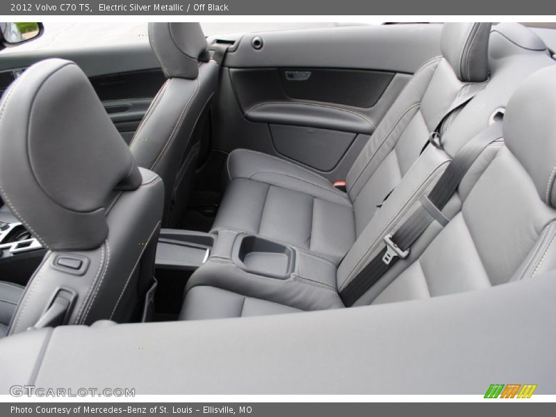 Electric Silver Metallic / Off Black 2012 Volvo C70 T5