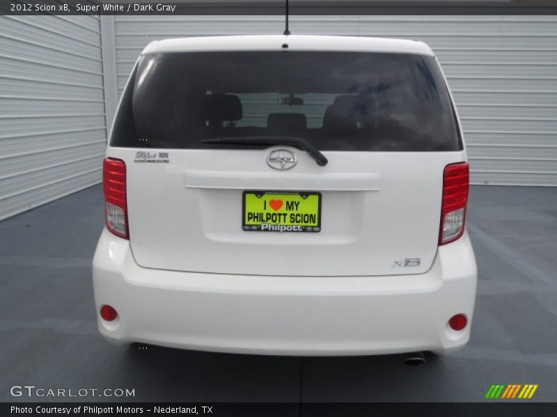 Super White / Dark Gray 2012 Scion xB