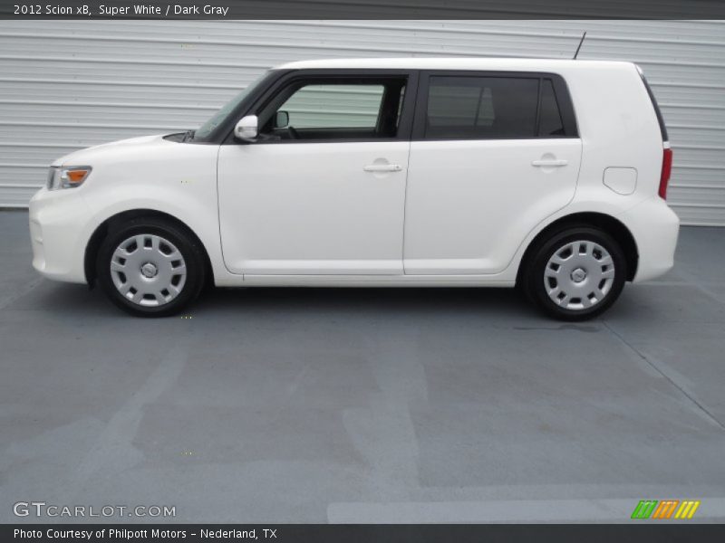 Super White / Dark Gray 2012 Scion xB