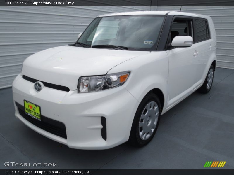 Super White / Dark Gray 2012 Scion xB