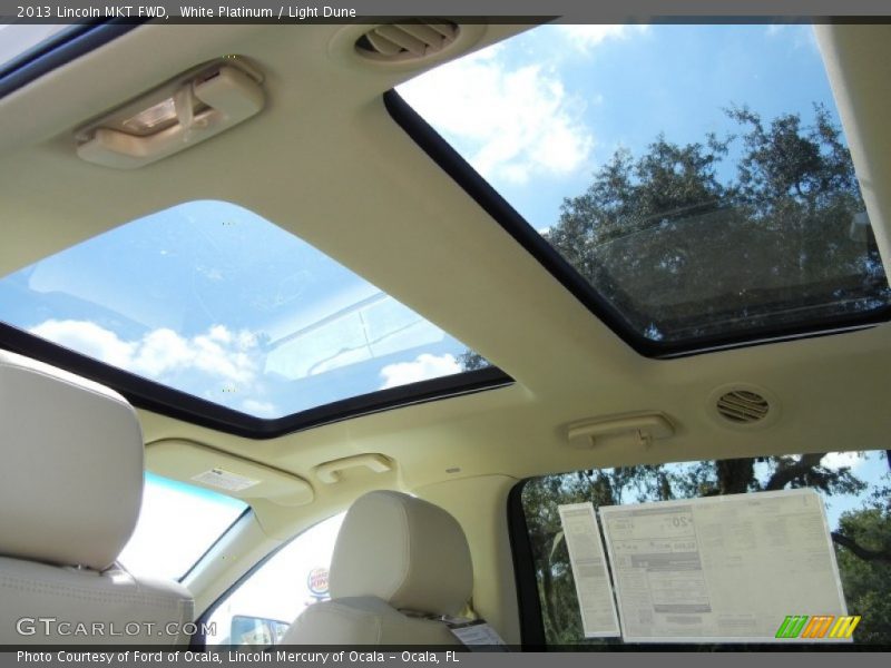 White Platinum / Light Dune 2013 Lincoln MKT FWD