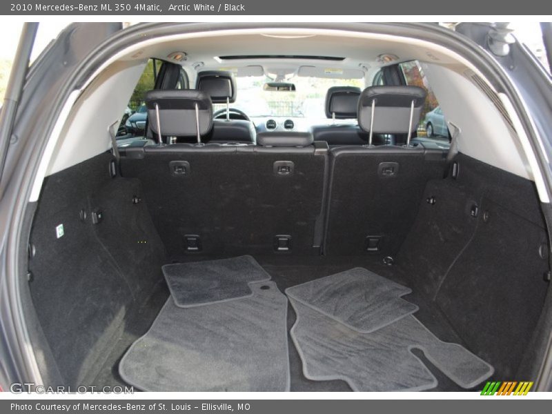 Arctic White / Black 2010 Mercedes-Benz ML 350 4Matic