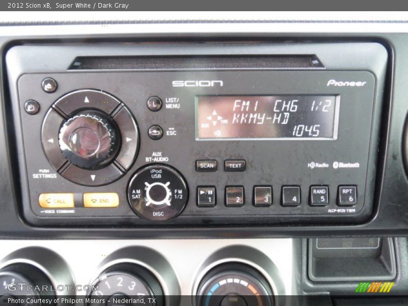 Super White / Dark Gray 2012 Scion xB