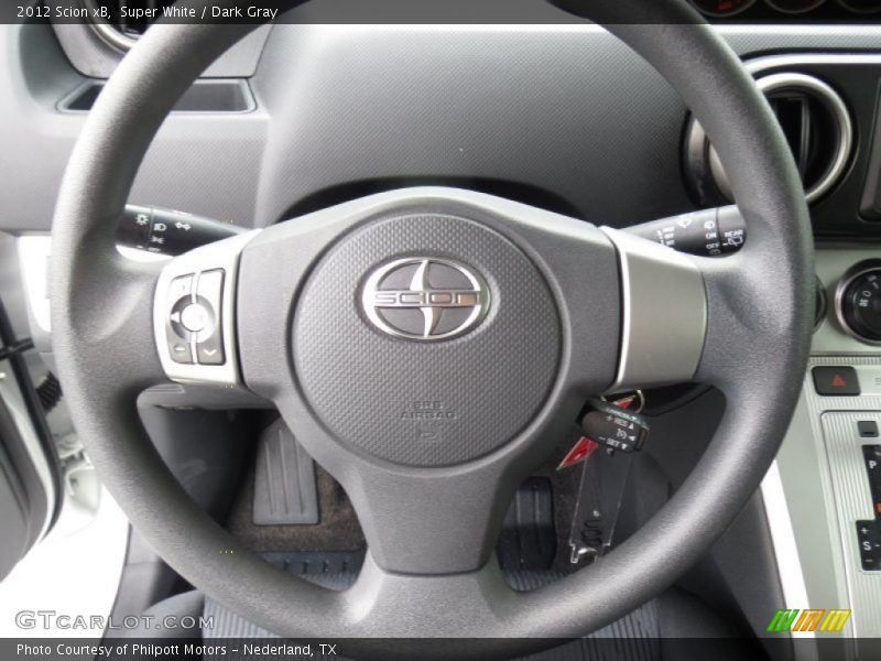 Super White / Dark Gray 2012 Scion xB