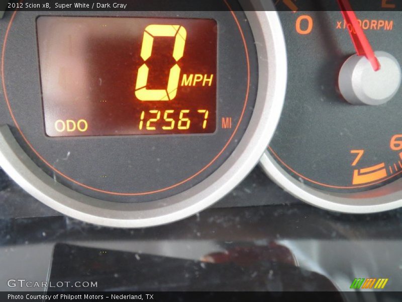 Super White / Dark Gray 2012 Scion xB