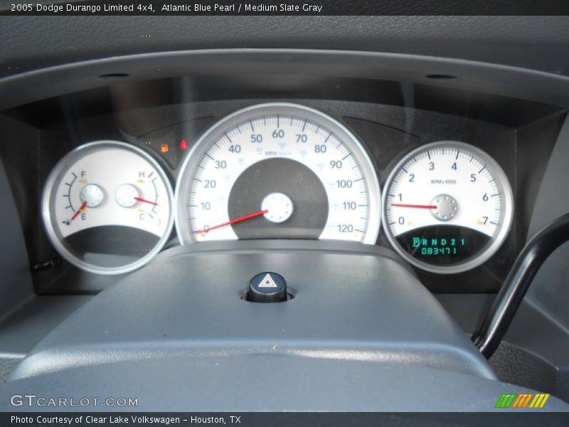 Atlantic Blue Pearl / Medium Slate Gray 2005 Dodge Durango Limited 4x4