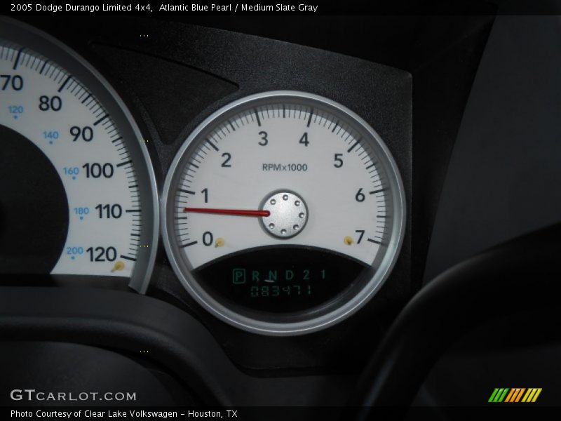 Atlantic Blue Pearl / Medium Slate Gray 2005 Dodge Durango Limited 4x4