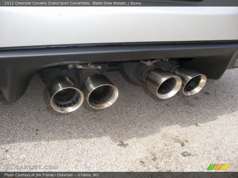 Exhaust of 2012 Corvette Grand Sport Convertible