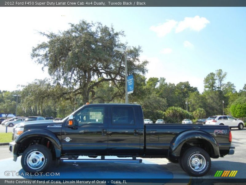  2012 F450 Super Duty Lariat Crew Cab 4x4 Dually Tuxedo Black