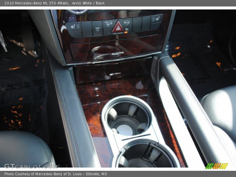 Arctic White / Black 2010 Mercedes-Benz ML 350 4Matic