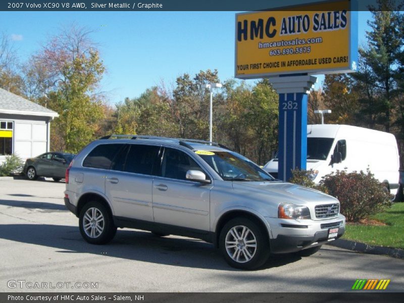 Silver Metallic / Graphite 2007 Volvo XC90 V8 AWD