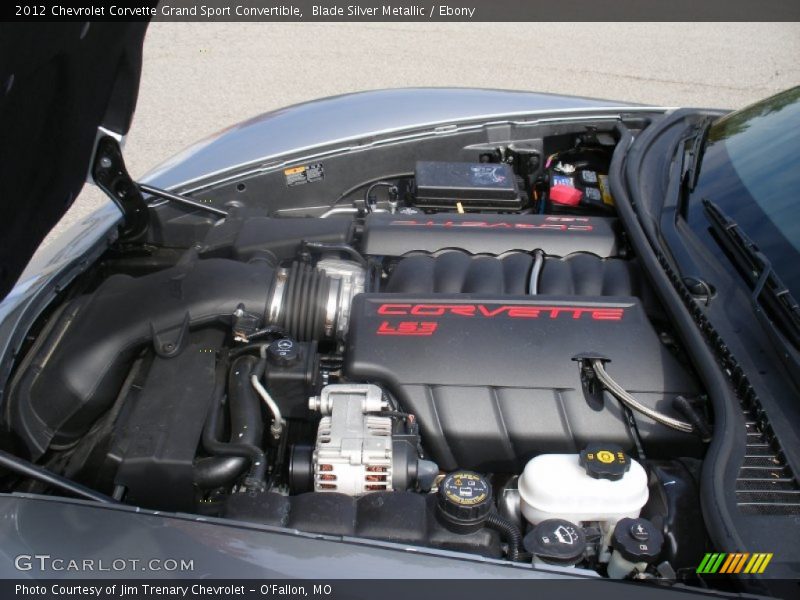  2012 Corvette Grand Sport Convertible Engine - 6.2 Liter OHV 16-Valve LS3 V8