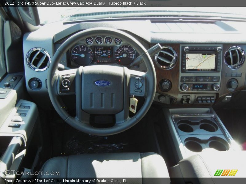 Dashboard of 2012 F450 Super Duty Lariat Crew Cab 4x4 Dually