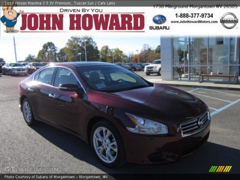 Tuscan Sun / Cafe Latte 2013 Nissan Maxima 3.5 SV Premium