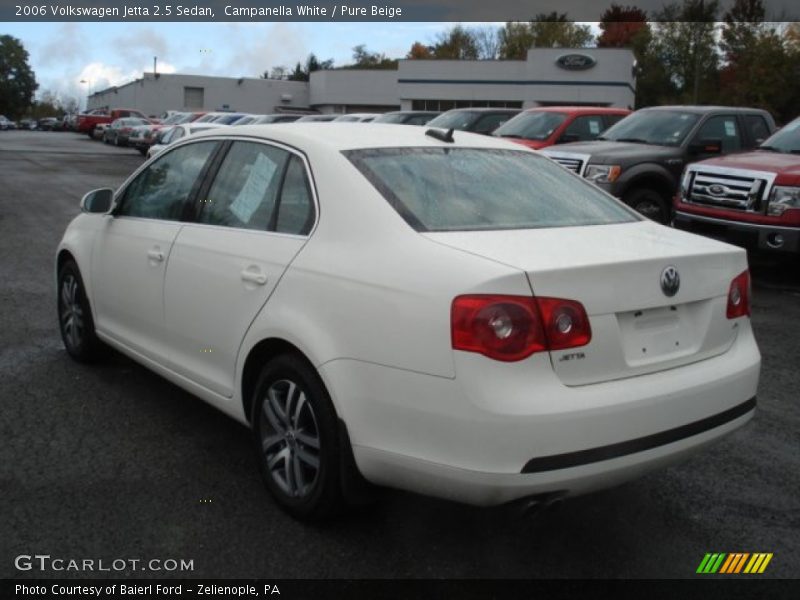 Campanella White / Pure Beige 2006 Volkswagen Jetta 2.5 Sedan
