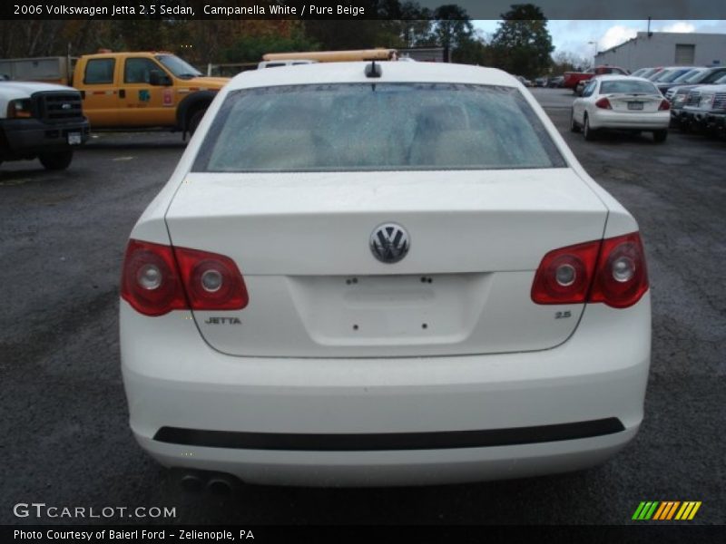 Campanella White / Pure Beige 2006 Volkswagen Jetta 2.5 Sedan