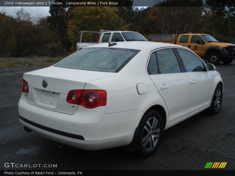Campanella White / Pure Beige 2006 Volkswagen Jetta 2.5 Sedan