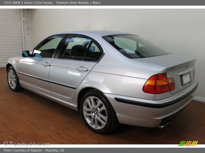 Titanium Silver Metallic / Black 2002 BMW 3 Series 330xi Sedan