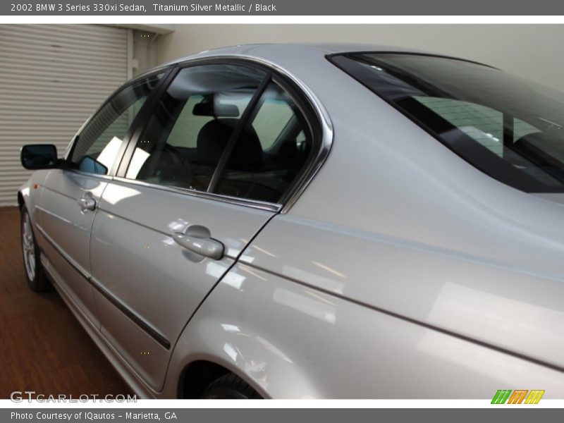 Titanium Silver Metallic / Black 2002 BMW 3 Series 330xi Sedan