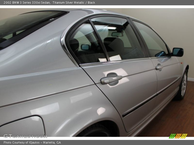 Titanium Silver Metallic / Black 2002 BMW 3 Series 330xi Sedan