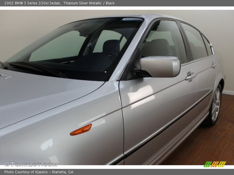Titanium Silver Metallic / Black 2002 BMW 3 Series 330xi Sedan