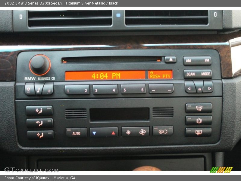 Titanium Silver Metallic / Black 2002 BMW 3 Series 330xi Sedan
