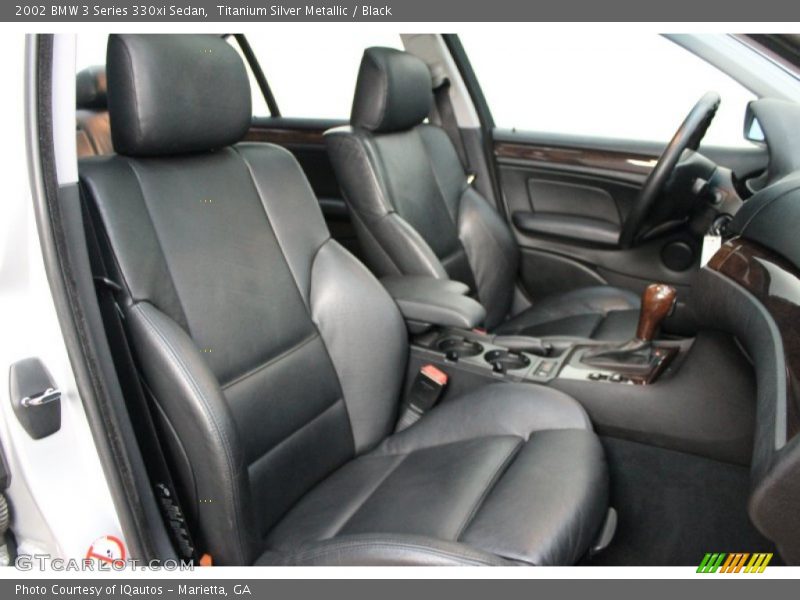 Titanium Silver Metallic / Black 2002 BMW 3 Series 330xi Sedan